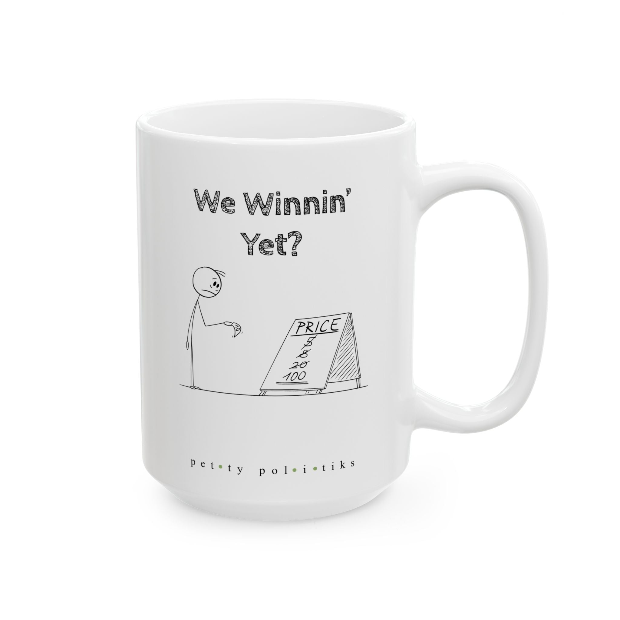 We Winnin' Yet? Cause Inflation - Coffee Mug