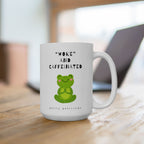 "WOKE” and Caffeinated Meditating Frog - Coffee Mug